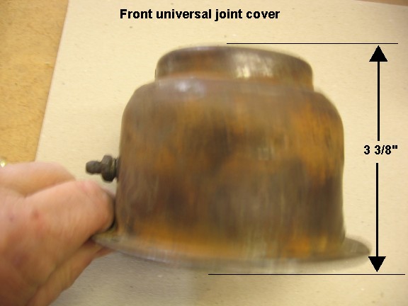 front U-joint cover
