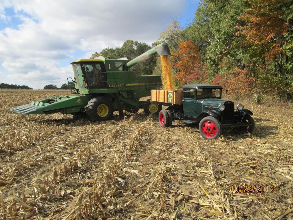 hauling corn