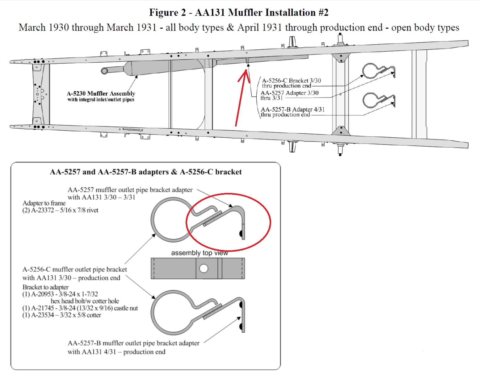 Tail Pipe Bracket on Frame C.jpg