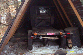 Truck Stored in A Frame